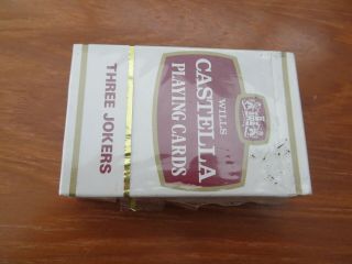 VINTAGE CASTELLA W.  D & H.  O.  WILLS PLAYING CARDS by WADDINGTONS STILL 2