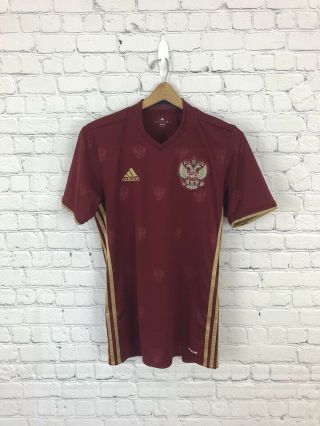 Russia National Team 2015 Football Jersey Camiseta Soccer Maglia Shirt Adidas S