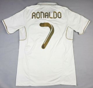 Cristiano Ronaldo Real Madrid 2011 2012 Home Football Shirt Jersey Camiseta.