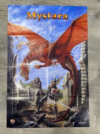 1994 Ad&d Dungeons & Dragons Mystara Campaign 1105xxx0702 Tsr Approx 32”x21 Aj