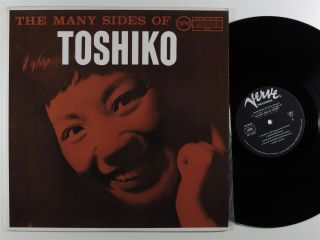 Toshiko Akiyoshi The Many Sides Of Verve Lp Nm Mono Japan 1975 Re.  W/insert