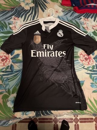 Men’s Small Adidas Real Madrid Cristiano Ronaldo 2014 Yamamoto Dragon Jersey