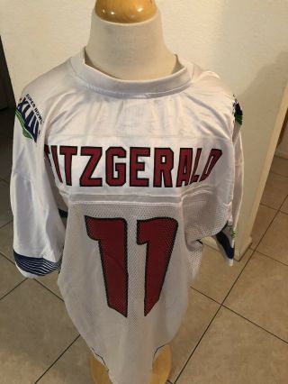 LARRY FITZGERALD Arizona Cardinals RARE Bowl XLIII Reebok Jersey Adult XL 3