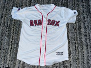 Majestic Mookie Betts 2018 Boston Red Sox World Series Jersey Youth Large 14/16