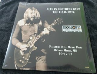 Allman Brothers Band - The Final Note 2lp Set Rsd 2021 Numbered &