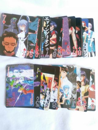 Neon Genesis Evangelion Japanese Anime Manga Cartoon Playing Cards Complete Deck
