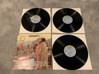 Woodstock: Music from the Soundtrack 3 LP Vinyl Record Album 2