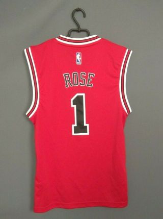 Rose Chicago Bulls Jersey Basketball Size Xs Shirt Adidas 7565a Ig93