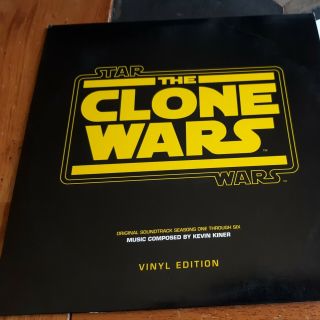 Kevin Kiner ‎– Star Wars The Clone Wars Soundtrack Seasons 1 - 6 Vinyl Edition Lp