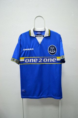 Fc Everton 1997 - 1999 Jersey Umbro Shirt One 2 One Home