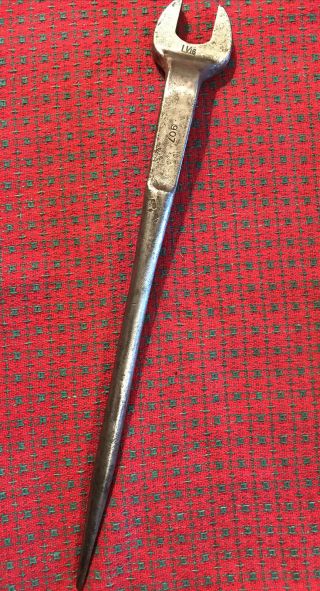 Vintage Williams Usa Spud Wrench 907 Spud Wrench 1 - 1/16” Early Logo