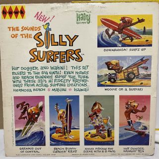 Vintage The Sounds Of The Silly Surfers,  Weird - Ohs,  Hairy Records,  1964