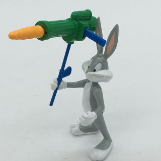 Tyco Looney Tunes Bugs Bunny with Carrot Missile Action Figure Vintage 1993 2