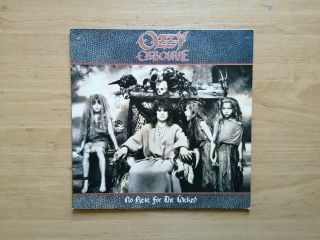 Ozzy Osbourne Vinyl Album No Rest For The Wicked - Epic Records 1988 Zakk Wylde