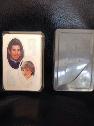 Vintage Pack Playing Cards Charles And Diana Wedding
