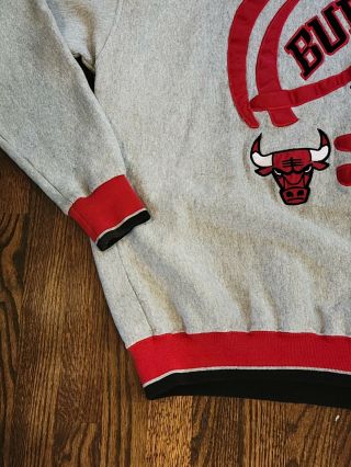 Vintage 90 ' s Legends Athletic USA Chicago Bulls Sweatshirt Embroidered 3XL 3
