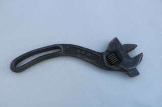 Vintage Bemis And Call B&c Springfield U.  S.  A 12 " S Curved Adjustable Wrench Tool