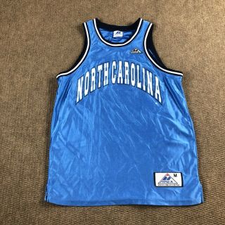 Vintage 90’’s Apex One North Carolina Unc College Basketball Jersey Mens Medium