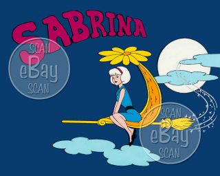 Rare Sabrina The Teen - Age Witch Cartoon Color Tv Photo Filmation Associates