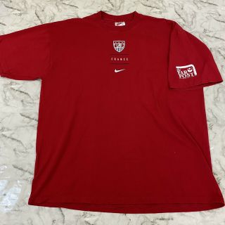 Vintage 1998 Nike Team Usa Soccer World Cup Red T - Shirt Men’s Xl Made In Usa