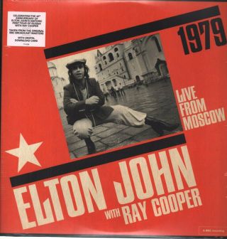 Elton John And Ray Cooper Live From Moscow 1979 Double Lp Vinyl Europe Rocket