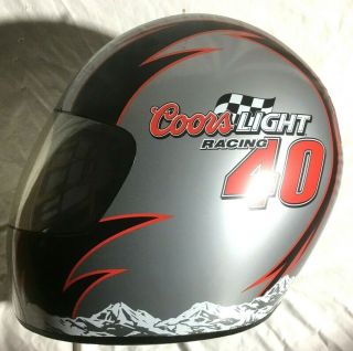 Coors Light Beer Nascar Racing David Stremme 40 Inflatable Helmet - Really Cool