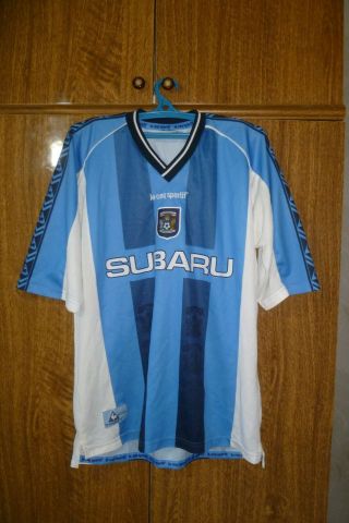 Coventry City Le Coq Sportif Football Shirt Home 1998/1999 Subaru Men Size 50/52