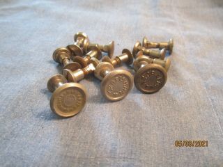 Craftsman & Warranted Superior Hand Saw Medallions W/ 9 Screws (h)