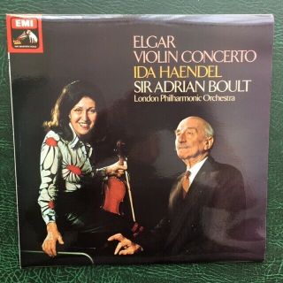 Classical Lp - Elgar Violin Concerto Ida Haendel Boult & Lpo - Hmv Asd 3598