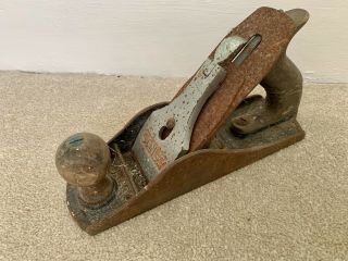 Stanley Bailey No 4 1/2 Hand Plane Smoothing Made In England Needs Restoration