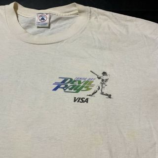 Vintage Tampa Bay Devil Rays Inaugural Season 1998 T - Shirt MLB Men’s Size XL 3
