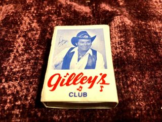 Gilley’s Club,  Pasadena,  Tx - Matchbox W/ Matches - Urban Cowboy Movie Locale