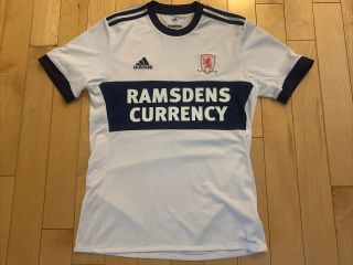 Middlesbrough Fc 2017 Away Soccer Jersey Football Shirt (small)