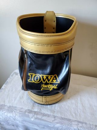 Small Diawa Golf Bag Trash Can Iowa Hawkeyes 20 " Tall College Football Iowa City