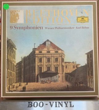 Beethoven Edition 9 Symphonien Vinyl Lp Deutsche Grammophon Records Ex Con Box