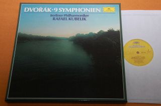 Rafael Kubelik Dvorak The Nine Symphonies Dgg Ed1 Stereo 9lp Box Nm