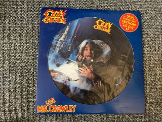 Ozzy Osbourne Lp Picture Disc 1982 Mr.  Crowley V.  G