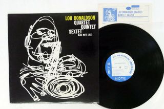 Lou Donaldson Quartet Quintet Sextet Blue Note Blp 1537 Japan Vinyl Lp