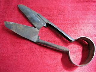 Antique Vintage Fulton Tool Co.  Sheep Shears Clippers Tool 3
