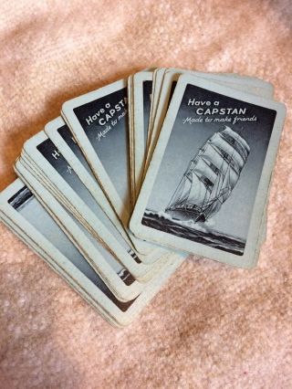 “capstan” Cigarettes - Promotion Playing Cards