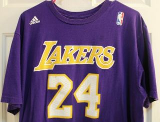 Kobe Bryant Adidas Los Angeles Lakers The Go - To Tee T - Shirt Men 
