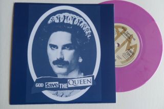 Sex Pistols God Save The Queen 7 " Freddie Mercury 100 Only