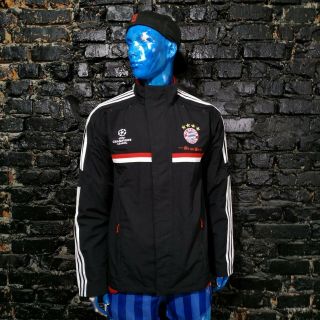 Bayern Munich Training Jacket With Zipped Adidas O58071 Polyester Mens