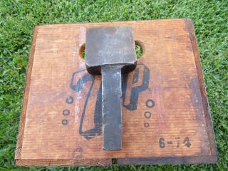 Vintage Blacksmith Head Anvil Hardy Forging Hot Cutter Stake 1 " Usa