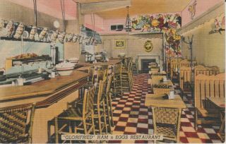Postcard - York City - " Glorified Ham N Eggs Restaurant "