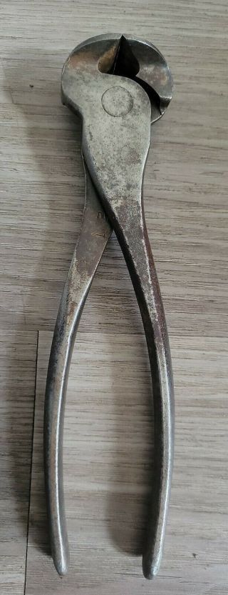 Vintage Diamalloy Duluth Minnesota G57 End Cutting Nippers Pliers Tool 7 1/2 "