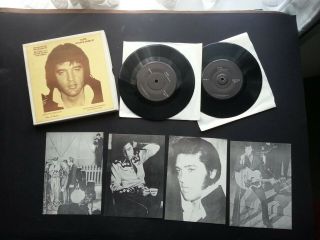 Elvis Presley - In Days Gone By (1979 2 X 7 " Deluxe Box Set,  4 Photos Unplyd)