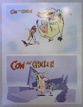 2 Cow And Chicken,  Production Poster,  Animation,  Cartoon Network17”wx11”t