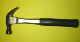 Vintage Sears Craftsman 3836 16 Oz Claw Hammer Chrome Hollow Handle Usa