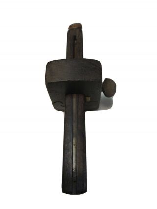 Antique Stanley No.  77 Mortise Marking Gauge Rosewood & Brass Carpenter Tool